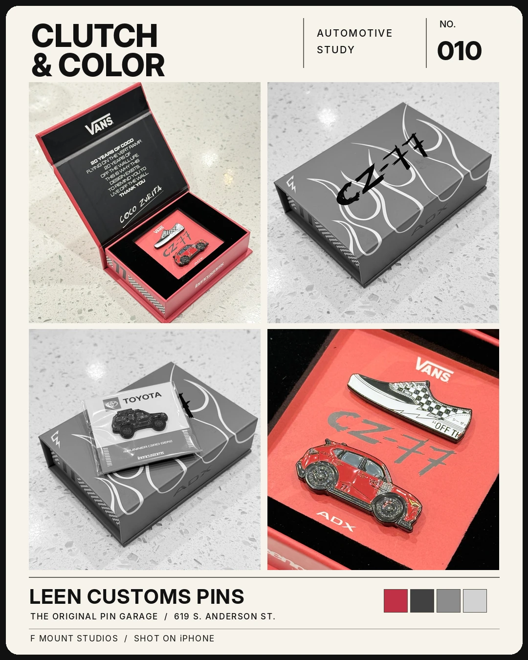 Leen Customs Pins