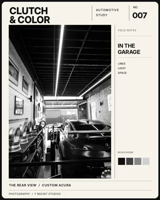 No. 007: In the Garage
