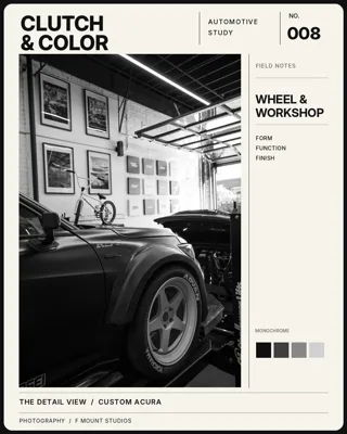 No. 008: Wheel & Workshop