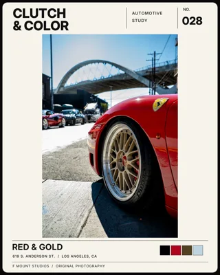 No. 028: Red & Gold
