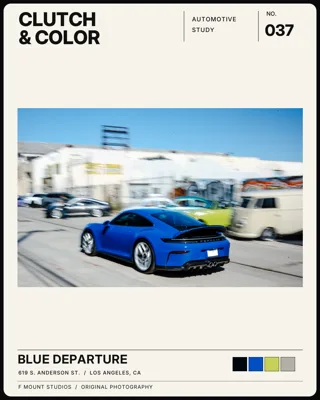 No. 037: Blue Departure